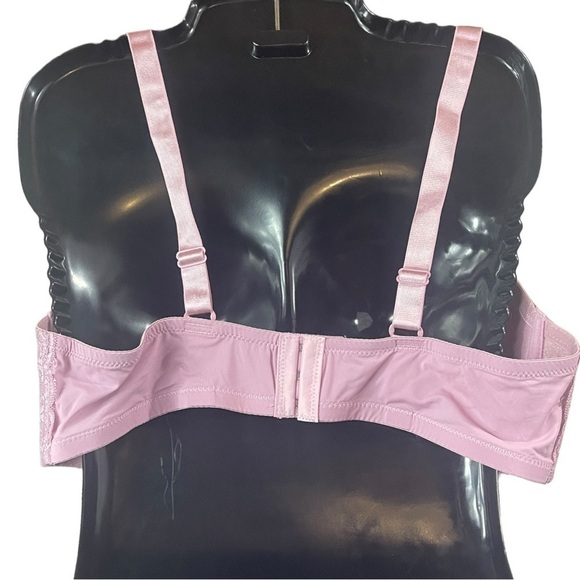 VADALALA Pink/lilac Lace Detail Underwire Padded Bra. - Picture 4 of 10